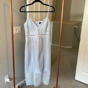 BARDOT Pale Blue Midi Dress